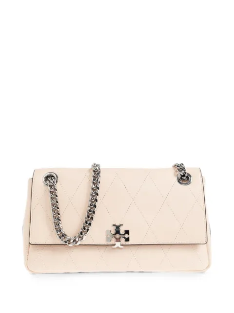 Tory Burch Charlie diamond-quilted shoulder bag Neutrals 185829