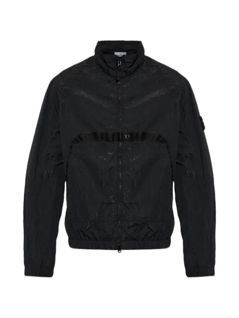 Stone Island logo-patch jacket Black L2S15Q100009S0405
