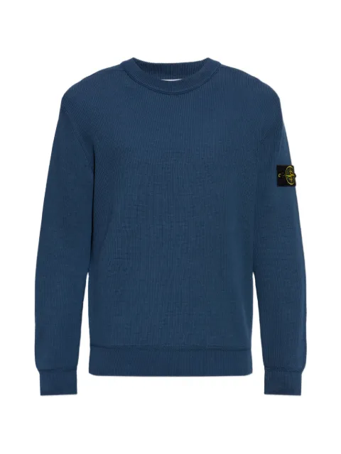 Stone Island loose-fit crewneck sweater Blue L2S155100154S00D8