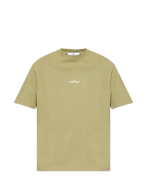 Stone Island logo-print T-shirt Green L2S152100001S0534