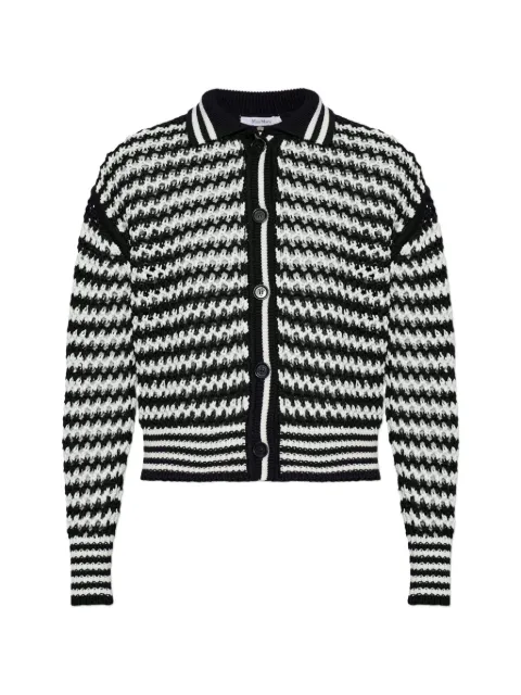 Max Mara cordonnet crochet-knit cardigan Black MXMFILM2621346041