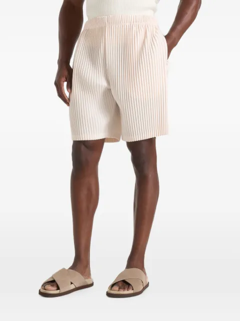 Manière De Voir Drew in cream pleated shorts Neutrals MAN3429