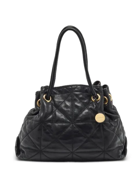 Furla quilted leather tote bag Black 1348358