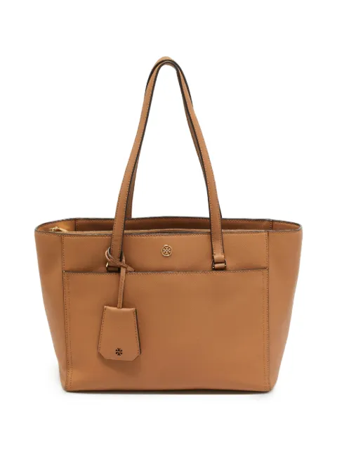 Tory Burch Robinson Saffiano-leather tote bag Brown 1348438