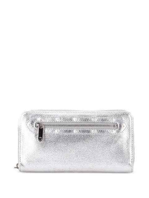 Louis Vuitton Pre-Owned Suhali Zippy Wallet Leather small wallets Silver 7V6D6MIU29Z64R0R