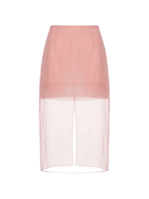 Monse pencil midi skirt Pink MP260606ORG