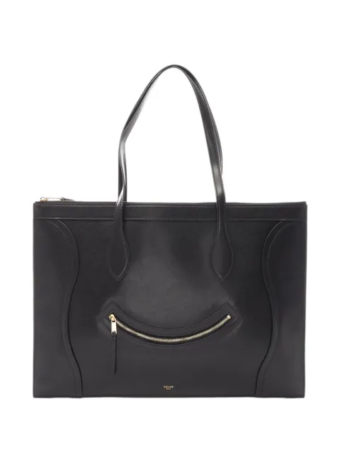 Celine Pre-Owned 2010-2026 Shiny Calfskin Flat Luggage tote bag Black W6C2IYQ3IJ28LD8N