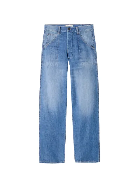 Nili Lotan patch-pocket jeans Blue 13552W46