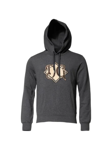 Dolce & Gabbana logo-patch hoodie Grey G9ZU0TG7F2G