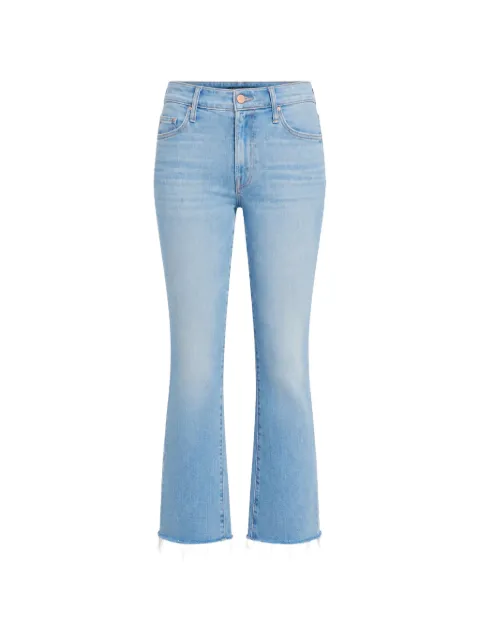 MOTHER The Outsider frayed-hem jeans Blue 108271351ROO
