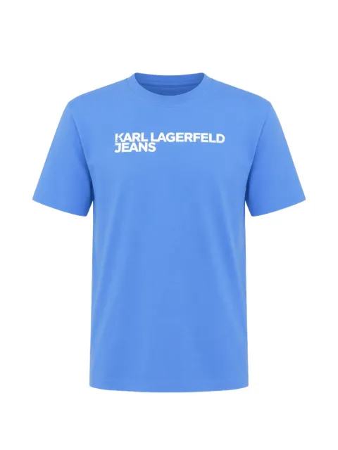 Karl Lagerfeld Jeans logo-print T-shirt Blue A1M17002