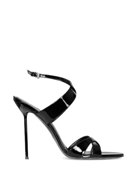 Paris Texas Lidia patent-leather sandals Black PX1941XVN01