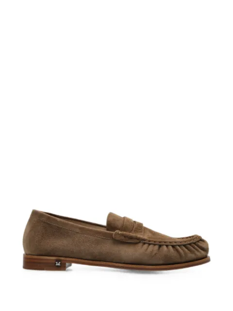Max Mara Sponda suede loafers Brown MXASPONDA2624526031
