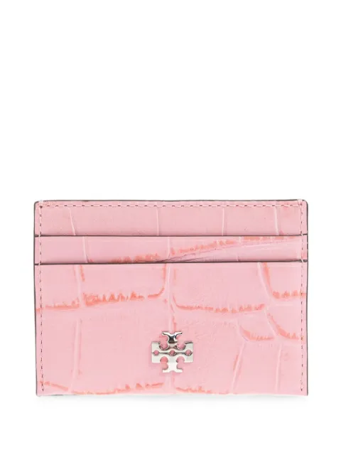 Tory Burch Charlie quilted card holder Pink 182955