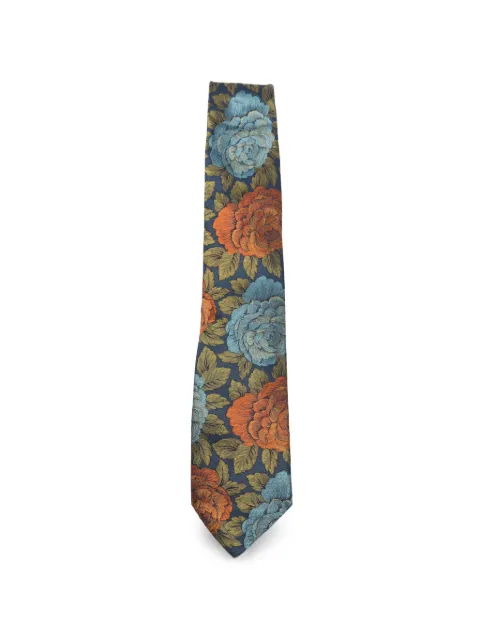 ETRO floral-jacquard tie Blue MASA0001AQ12A