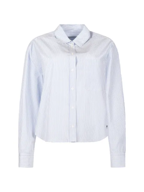 Weekend Max Mara striped cotton shirt White 5116101600006