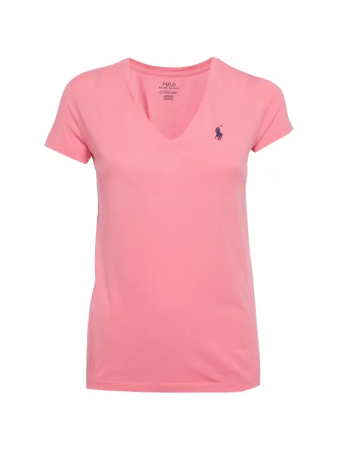 Polo Ralph Lauren Vintage V-neck T-shirt Pink 1300239