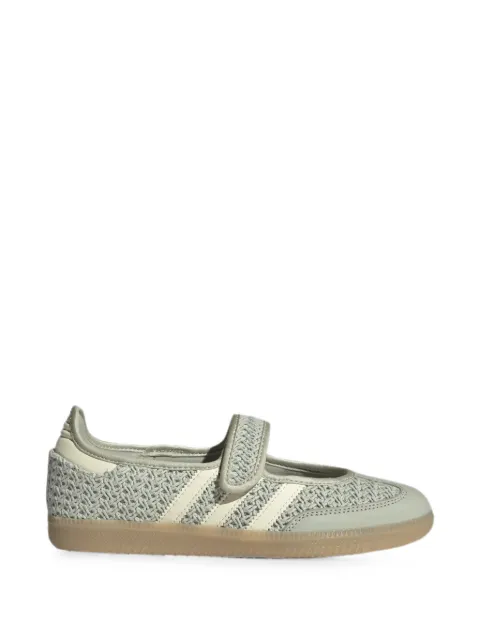 adidas Samba woven touch-strap sneakers Green LA7837