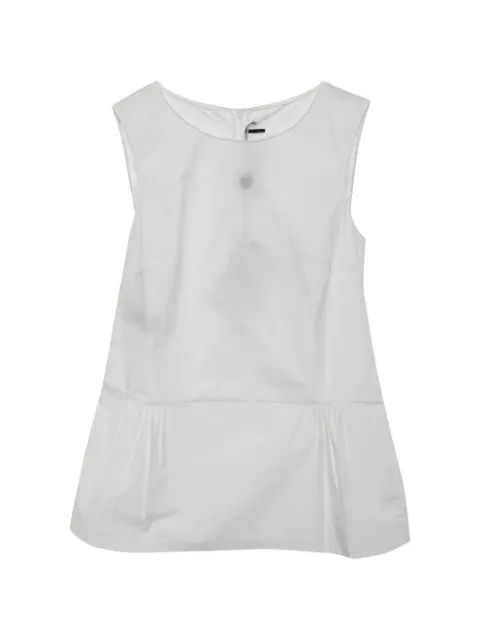 Marni Pre-Owned gathered tank top White 1324014