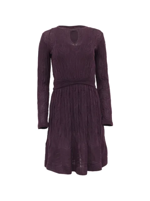 Missoni Pre-Owned 2021s mini Keyhole dress Purple GILTPUUSCL742664W