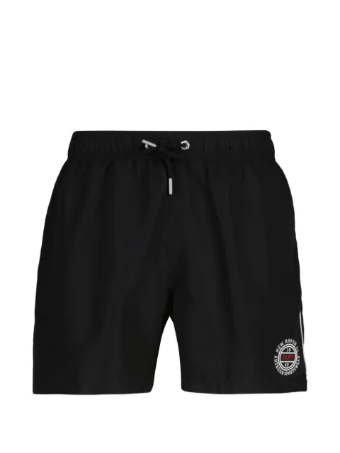 Gant logo-print swim shorts Black 920006600