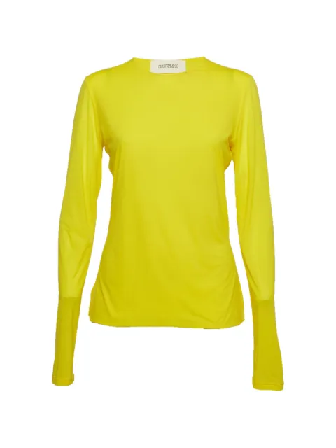 Sportmax long-sleeve T-shirt Yellow 1295110