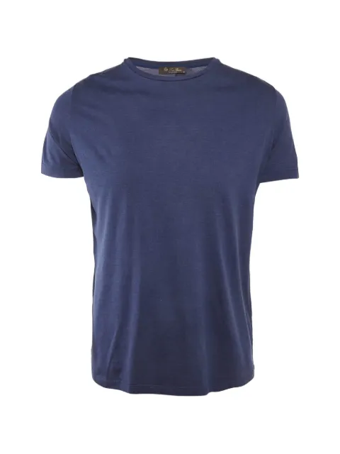 Loro Piana Pre-Owned crew-neck T-shirt Blue 1293104