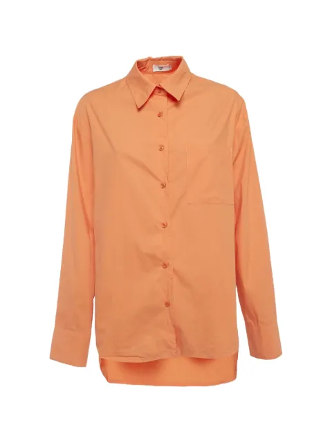 The Frankie Shop oversized high-low shirt Orange 1331092