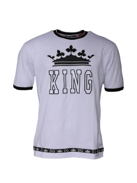 Dolce & Gabbana crown-motif T-shirt White TSH87773