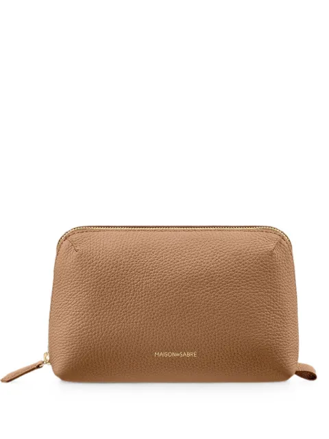 MAISON de SABRÉ leather tech pouch Neutrals TEPO