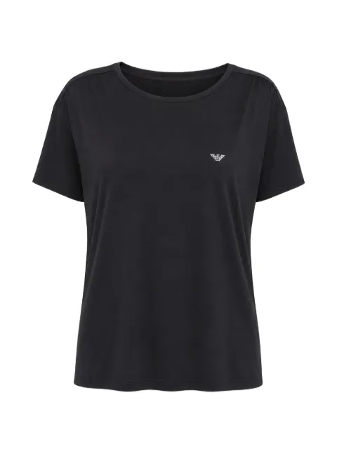 Armani Exchange logo-detail crew-neck T-shirt Black AF10889EW000408