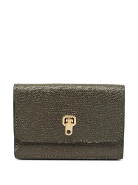 Valextra Brera card holder Green 1290512