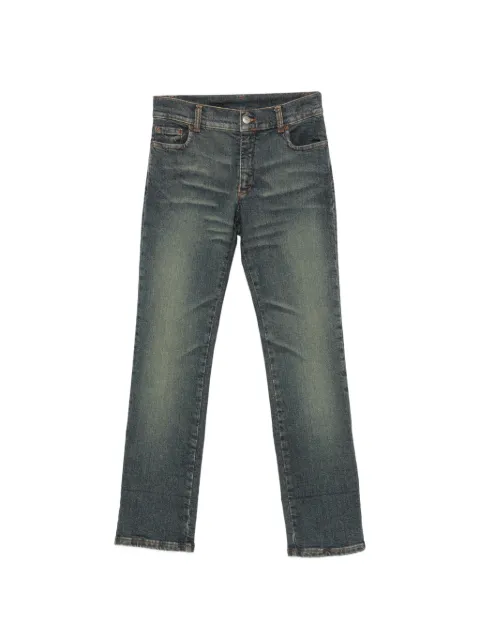 Jean Paul Gaultier Pre-Owned 2000s whiskering effect jeans Blue JG250BUH