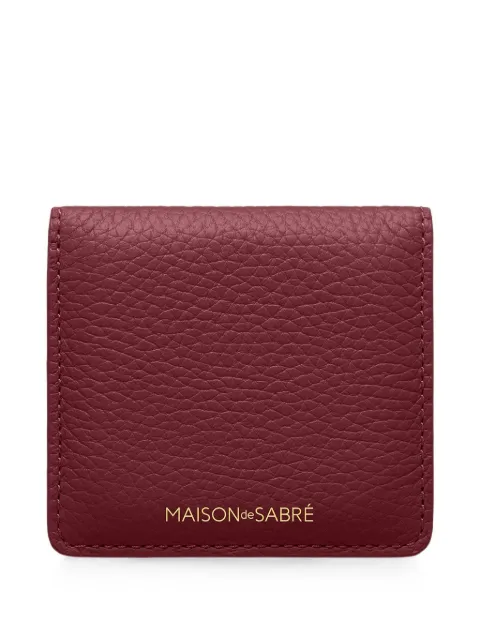 MAISON de SABRÉ leather compact mirror Red CM