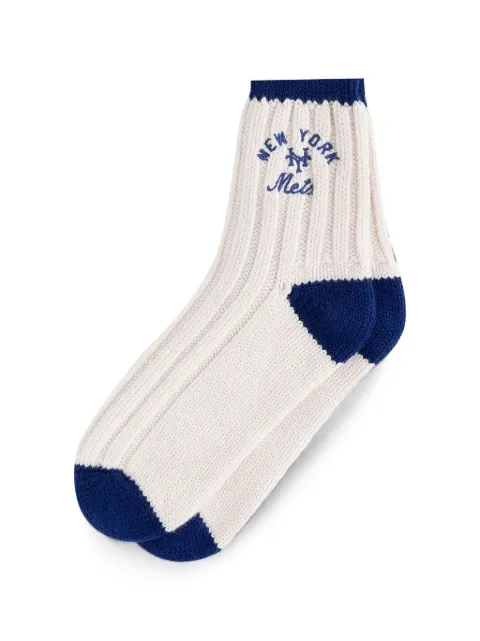 Aimé Leon Dore New York Mets logo-embroidered socks Neutrals FW23AS000PRISTINE