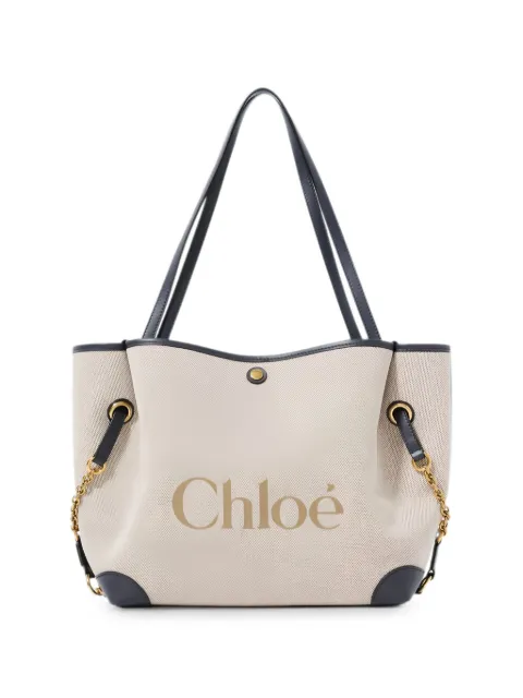 Chloé Clover double-carry tote bag Neutrals CH26AS655S63