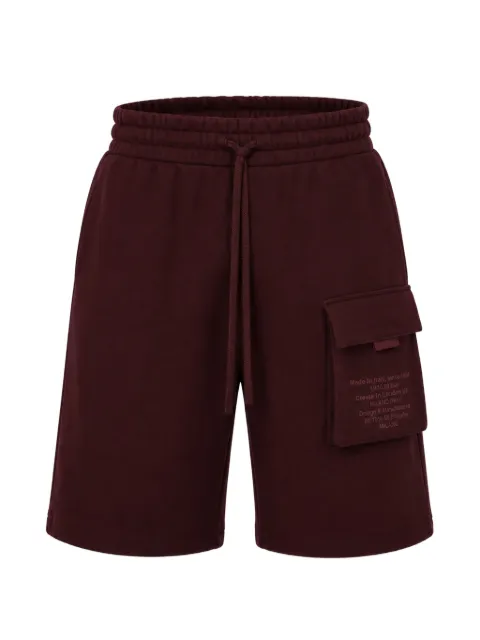 Dolce & Gabbana logo-print cargo shorts Brown PAN74013