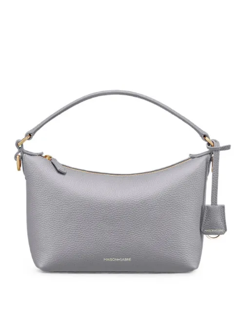 MAISON de SABRÉ small leather trapezoid bag Grey TRHO