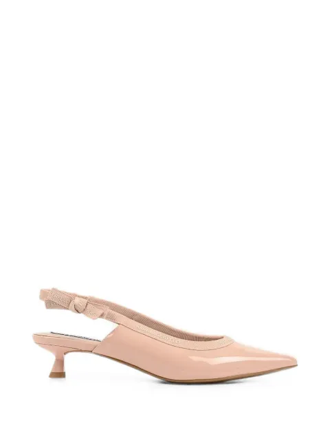 Karl Lagerfeld bow-detail slingback pumps Pink KL30109R1NU