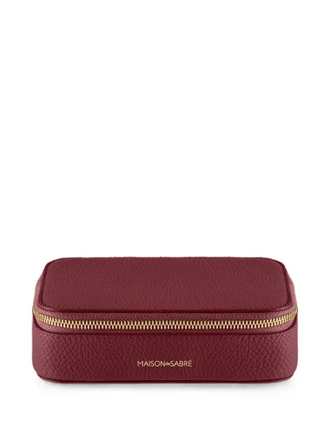 MAISON de SABRÉ Leather Jewellery Case Red JECA