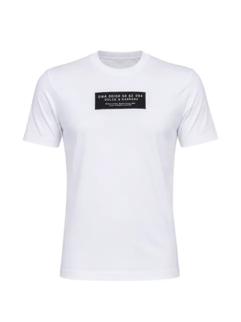 Dolce & Gabbana logo-applique T-shirt White DNA00005862084