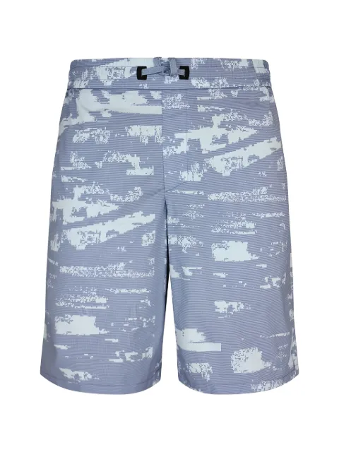 BOSS abstract-print shorts Blue 50558956