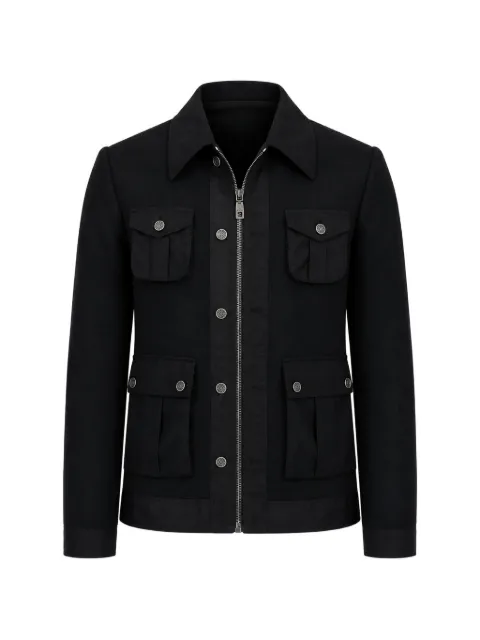 Dolce & Gabbana pocket-detail zip-up jacket Black JKT3356