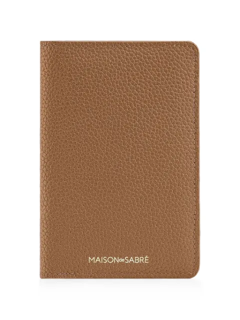 MAISON de SABRÉ leather passport holder Brown PAHO