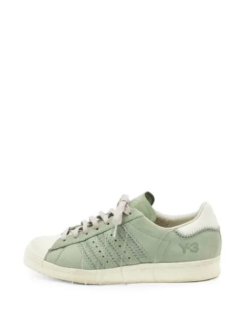 Y-3 Adidas Vintage Superstar whipstitched sneakers Green 1340116