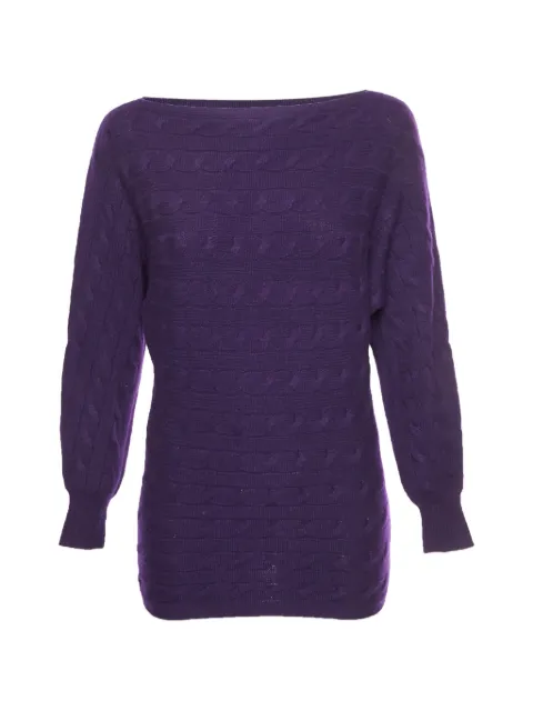 Ralph Lauren Vintage cable-knit sweater Purple 1318104