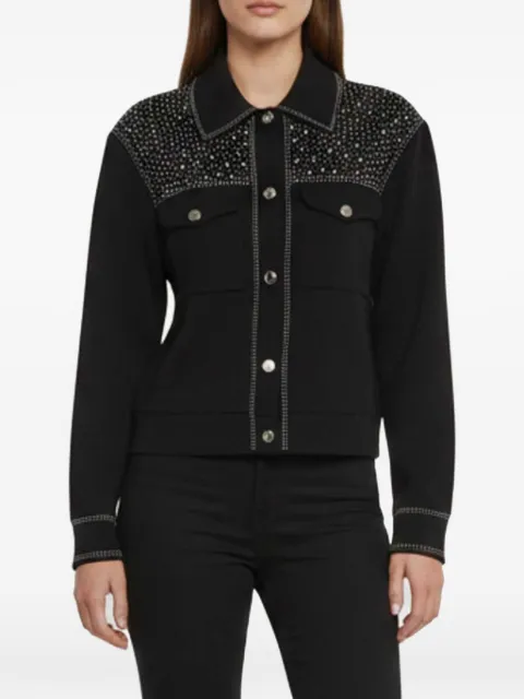 Maje rhinestone-embellished cardigan Black 1348034