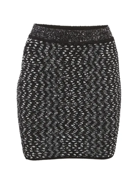 Missoni Pre-Owned sequin-embellished mini skirt Black 1355184