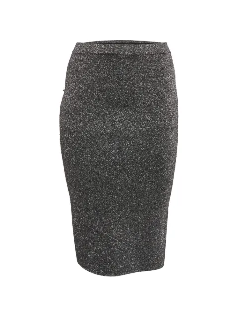 SANDRO lurex knit skirt Grey 1363706