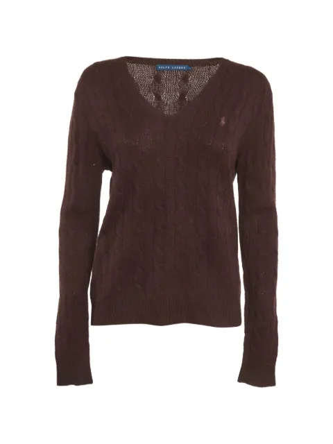 Ralph Lauren Vintage cable-knit sweater Brown 1306801